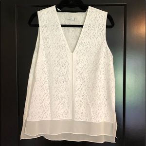 Vince sleeveless lace top